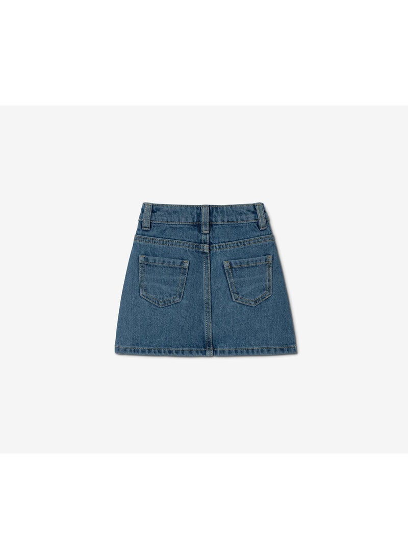 Tchibo - Kid Girl Denim Skirt, Blue - Image 1
