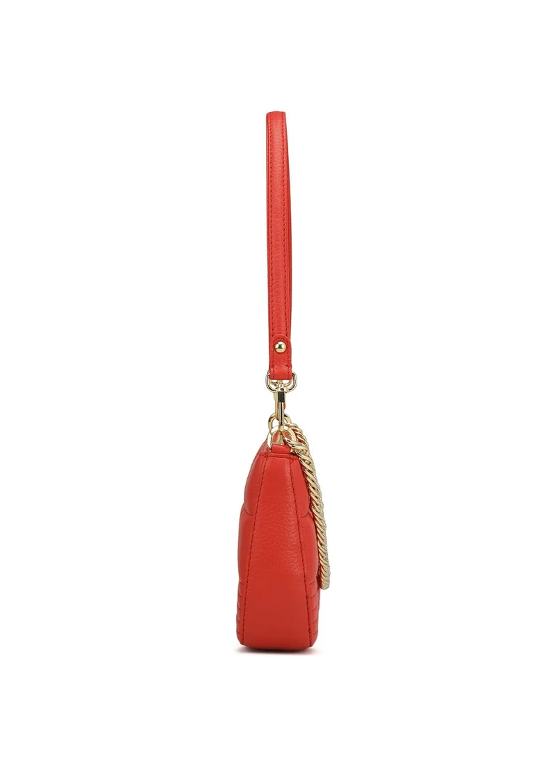 Da Milano  Da Milano Genuine Leather Red Sling Bag for Women | Best Price UAE