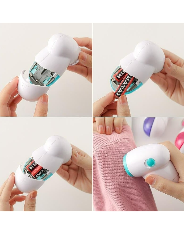 Electric Remove Sweater Pilling Machine Portable Clothes Fabric Shaver Hair Ball Trimmer Lint Fuzz Shaver Fluff Wool Granule(battery not included) - Image 2