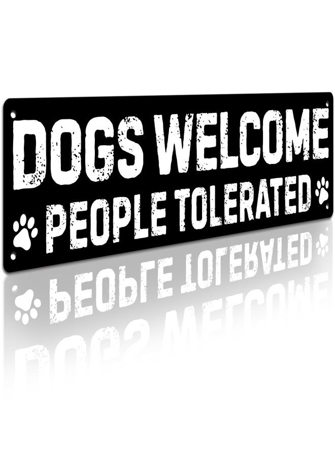 Rasonus Dog Gifts for Women Funny Wall Decor for Dachshund, Golden Retriever, German Shepherd, French Bulldog, Black Lab, Poodle & More - Pug & Corgi Gifts for Corgi Lovers Tin Sign - Image 1