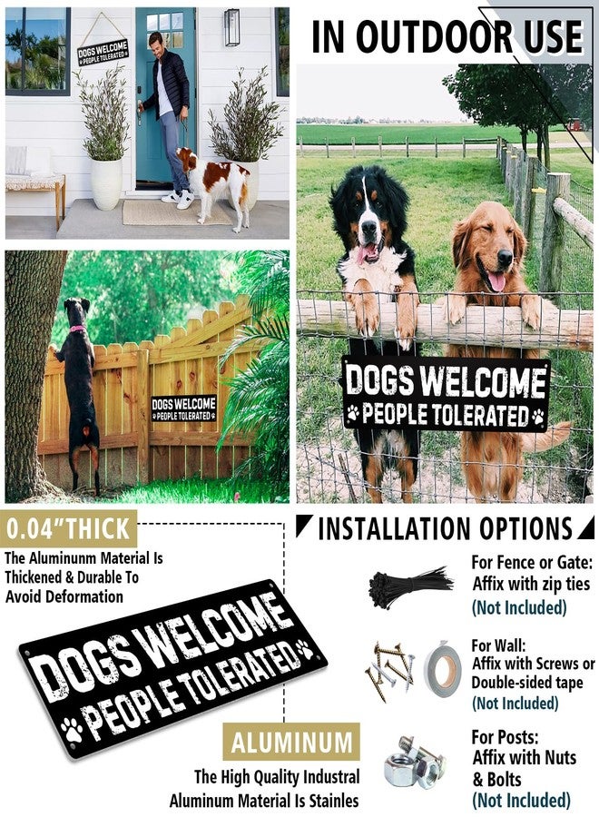 Rasonus Dog Gifts for Women Funny Wall Decor for Dachshund, Golden Retriever, German Shepherd, French Bulldog, Black Lab, Poodle & More - Pug & Corgi Gifts for Corgi Lovers Tin Sign - Image 3