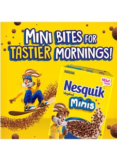 Nesquik Minis Chocolate Flavoured Breakfast Cereal  - Image 2