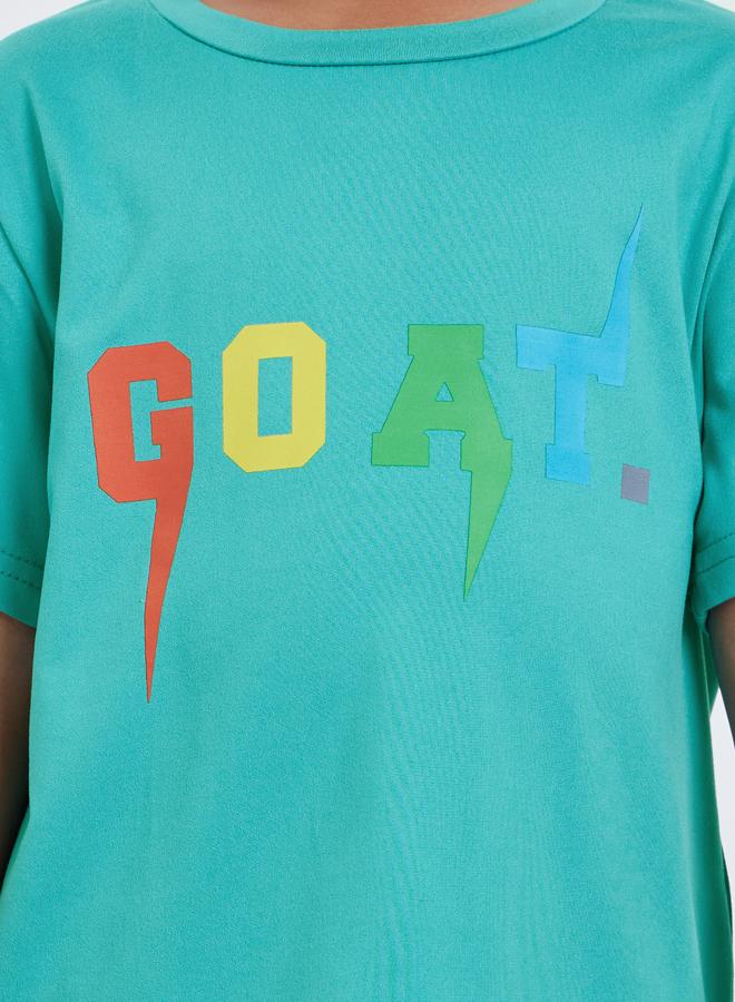 ستايلي طقم تي شيرت وشورت مطبوع للأولاد - Image 3