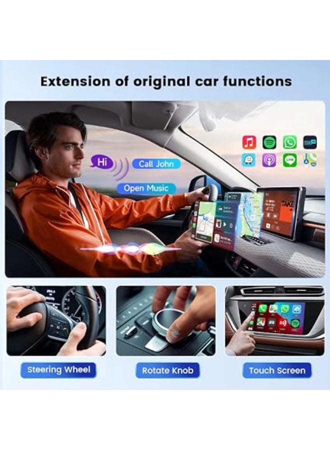 Carlinkit CarLife to Wireless CarPlay & Android Auto Adapter for Cars with Wired Baidu CarLife, Compatible with Hyundai, Nissan, Chery, Kia, Geely, Toyota, Honda ENS1 & More (Carplay+Android auto) - Image 4
