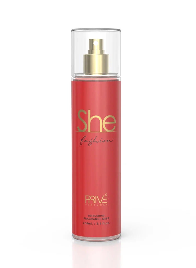 PRIVE She Fashion Refreshing Fragrance Mist For Women - 250 ML