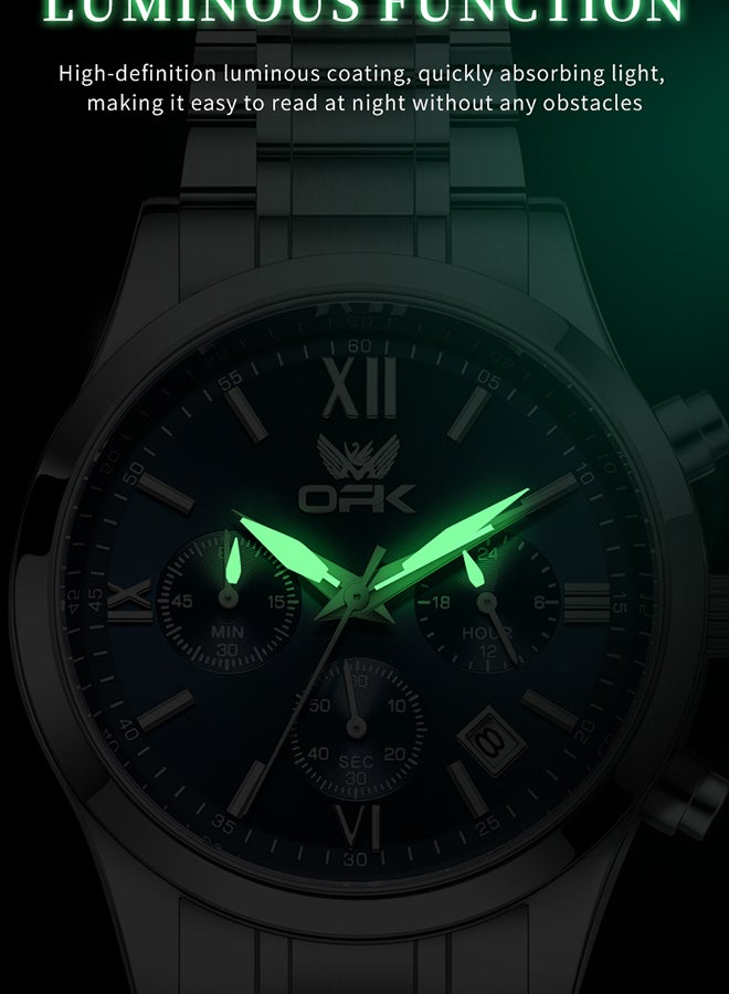 OPK Men'S Watch Waterproof Six-Pin Calendar Multi-Function Quartz Watch 6052 - Image 5