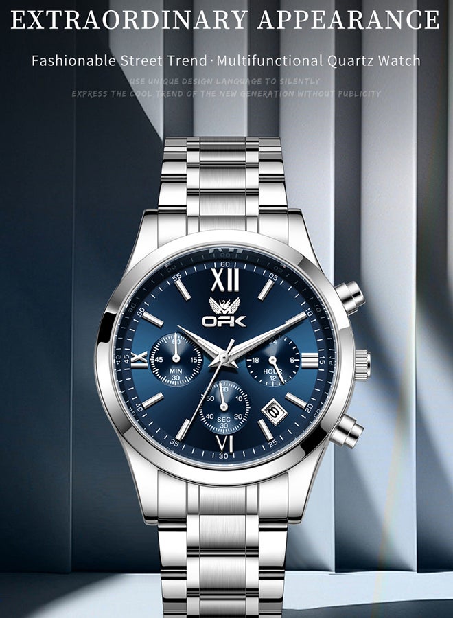 OPK Men'S Watch Waterproof Six-Pin Calendar Multi-Function Quartz Watch 6052 - Image 2