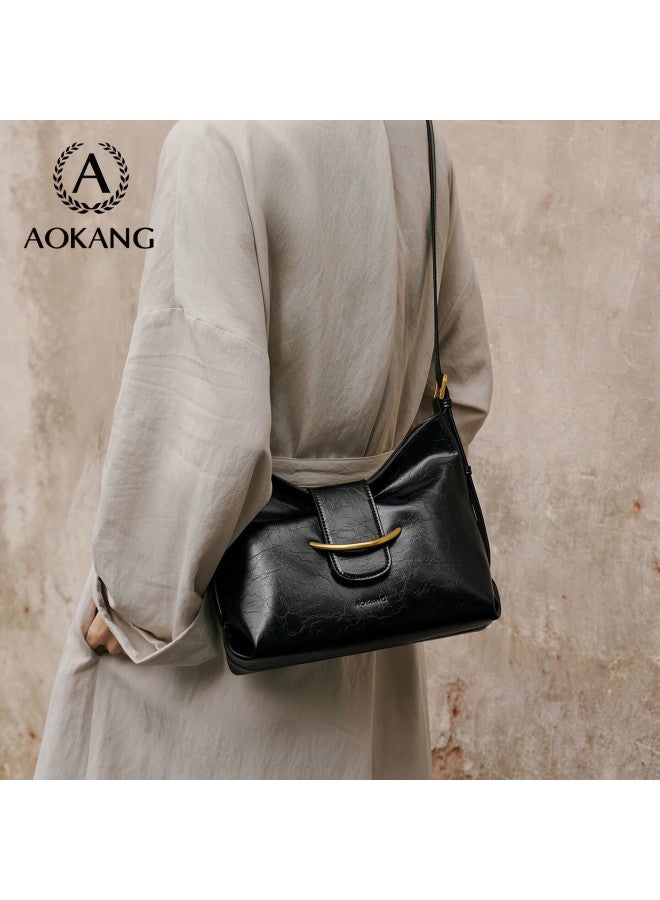 Aokang Women's Fashion Hobo Commuter Tote Bag Large Capacity Shoulder Crossbody Bag Birthday Gift For Girlfriend Wife - Image 4