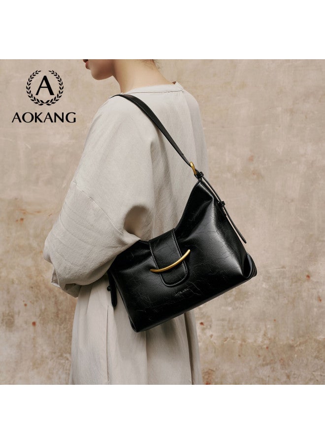 Aokang Women's Fashion Hobo Commuter Tote Bag Large Capacity Shoulder Crossbody Bag Birthday Gift For Girlfriend Wife - Image 2
