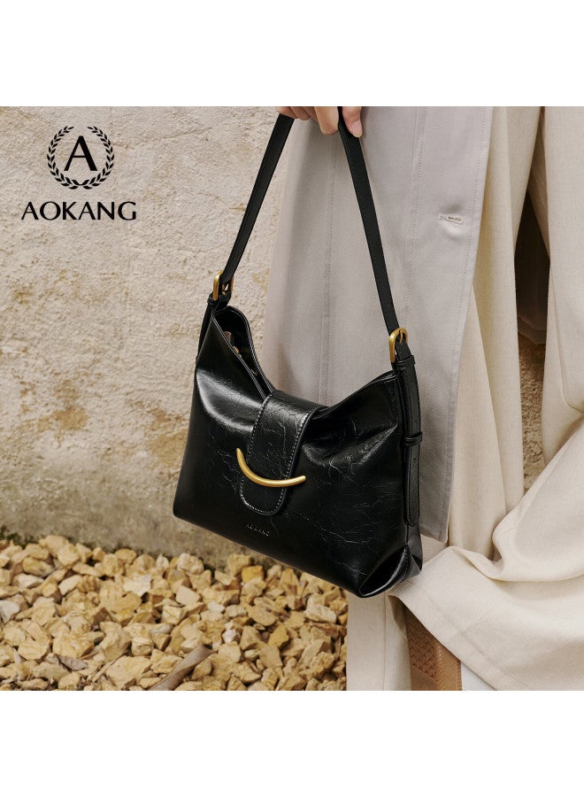 Aokang Women's Fashion Hobo Commuter Tote Bag Large Capacity Shoulder Crossbody Bag Birthday Gift For Girlfriend Wife - Image 3