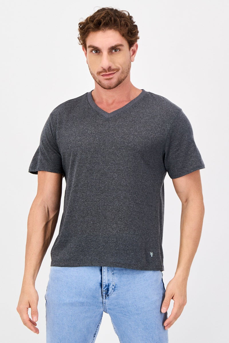 Frye Men 4 Pieces Crew Neck Brand Logo Short Sleeve T-Shirt, Multicolor - Image 1