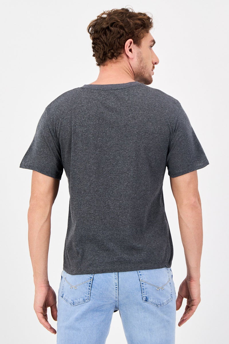 Frye Men 4 Pieces Crew Neck Brand Logo Short Sleeve T-Shirt, Multicolor - Image 3