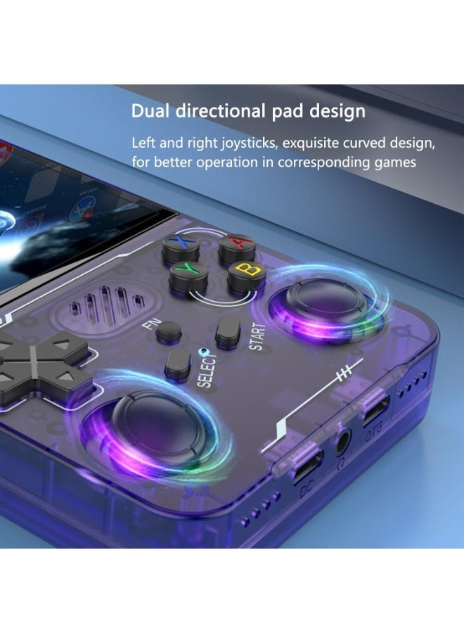 ELTRAZONE R36XX Retro Portable Game Console 3.5 Inch IPS Screen with Open Source Linux System 64GB TF Card Over 40000 Games White 64G - Image 3
