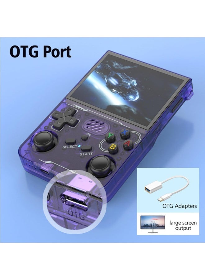 ELTRAZONE R36XX Retro Portable Game Console 3.5 Inch IPS Screen with Open Source Linux System 64GB TF Card Over 40000 Games White 64G - Image 4