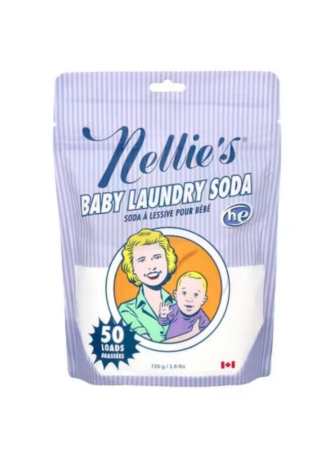 Nellie's Baby Laundry Soda, 50 Loads, 1.6 lbs (726 g) 