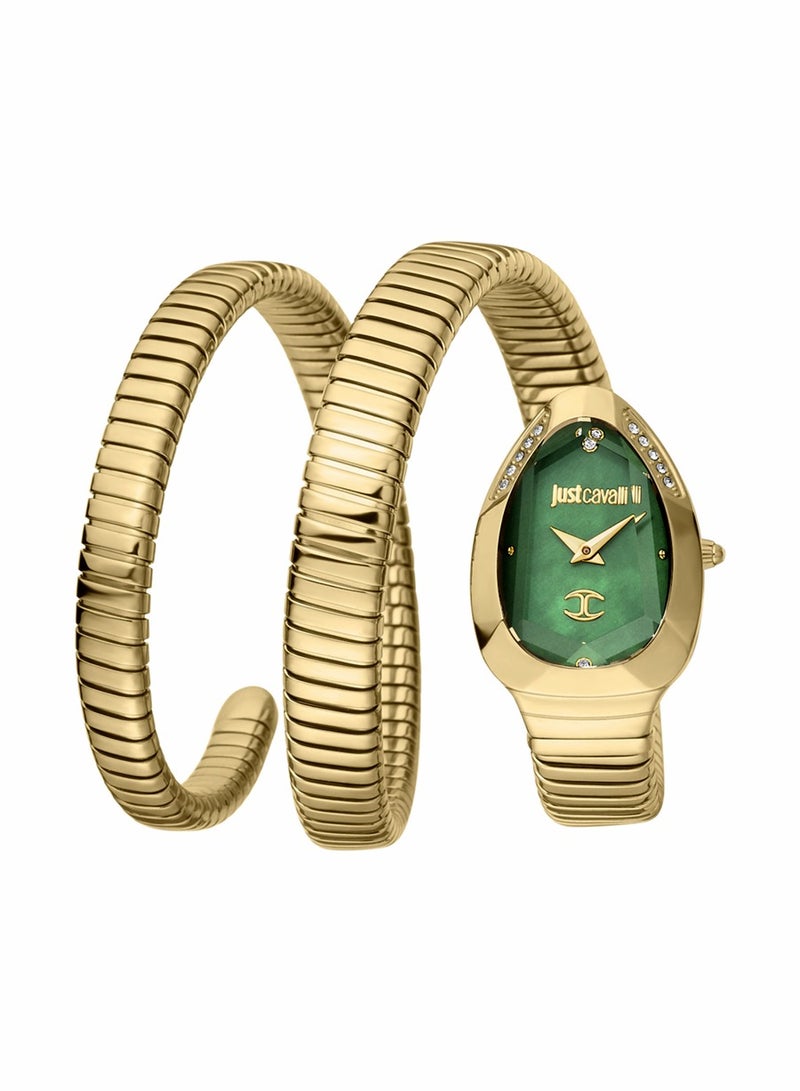 Just Cavalli Women’s Analog Quartz Gold Stainless Steel Watch JC1L209M0045 - Image 1