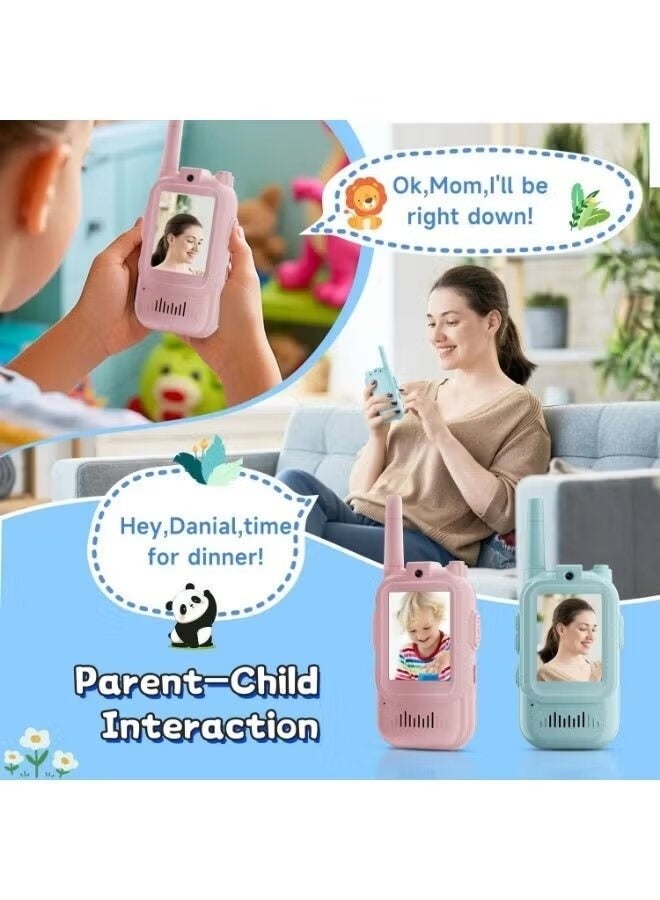 ELTRAZONE Kids Video Chat Toy with Camera Rechargeable 2 Pack – Interactive Talking Toy Phones for Children, Real Time Video Call Toy, Photo & Video Recording, Safe Kids Communication Toy, Educational Pretend Play Gift for Boys & Girls - Image 3