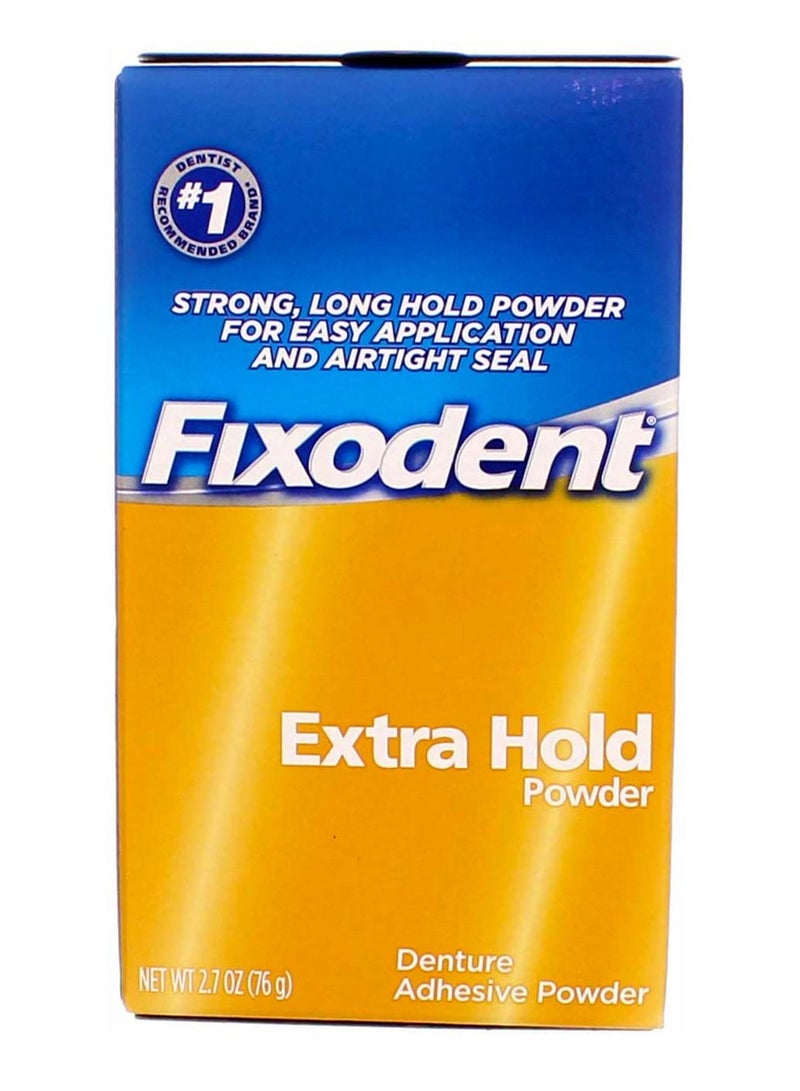 Fixodent Fixodent Denture Adhesive Powder Extra Hold 2.70 oz (Pack of 3) - Image 1