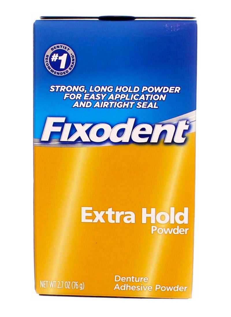 Fixodent Fixodent Denture Adhesive Powder Extra Hold 2.70 oz (Pack of 3)  - Image 1