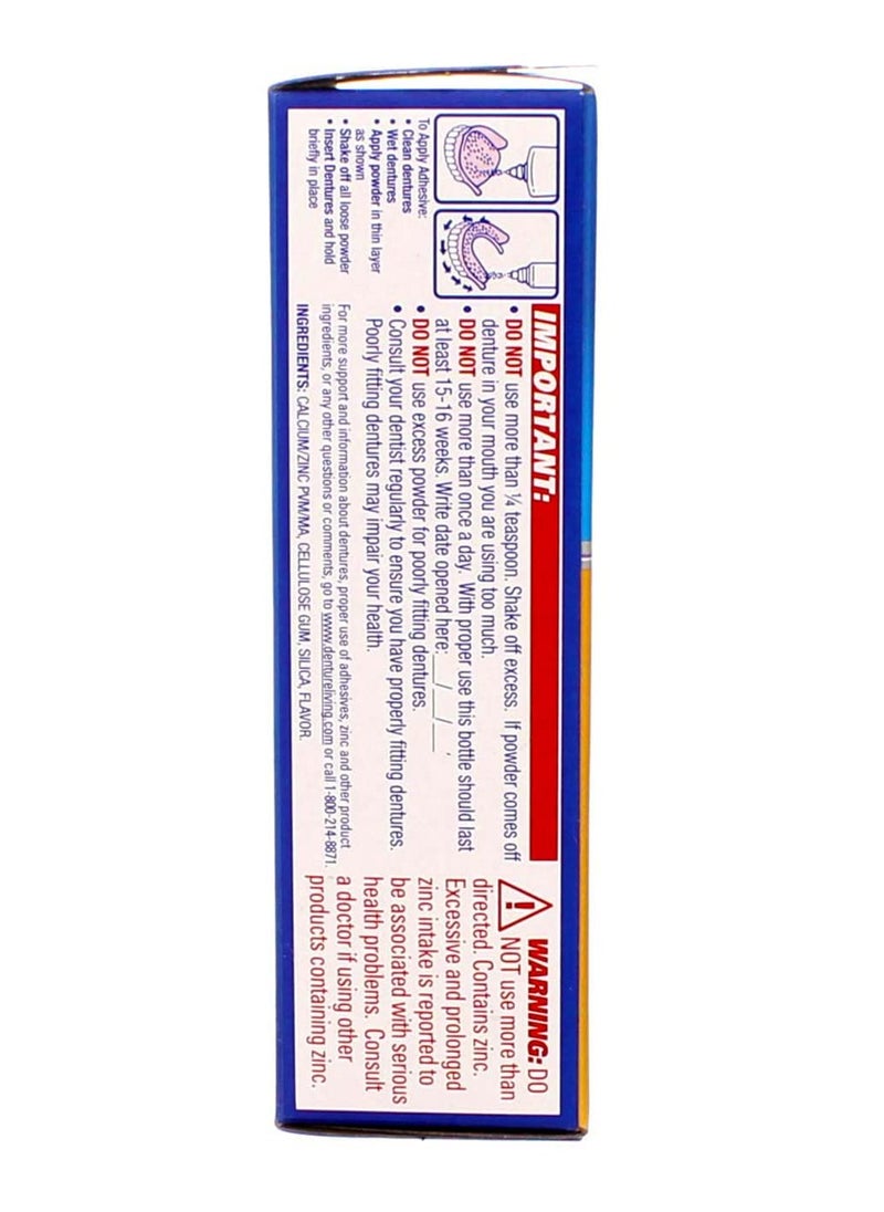Fixodent Fixodent Denture Adhesive Powder Extra Hold 2.70 oz (Pack of 3)  - Image 3
