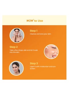 WOW WOW Skin Science Brightening 20% Vitamin C Face Serum | Boost Collagen and Elastin for Anti aging, Skin Repair | For Dark Circles, Fine Lines | Glowing Skin | Hydrates | 15 ml  - Image 5