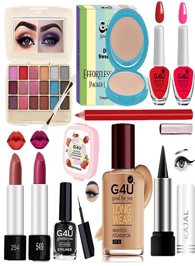 G4U Makeup Set for Women, Makeup Full Kit for Beginners & Professionals, Travel Makeup Set for Girls |Pack of 11 pcs|P120749 - Image 1