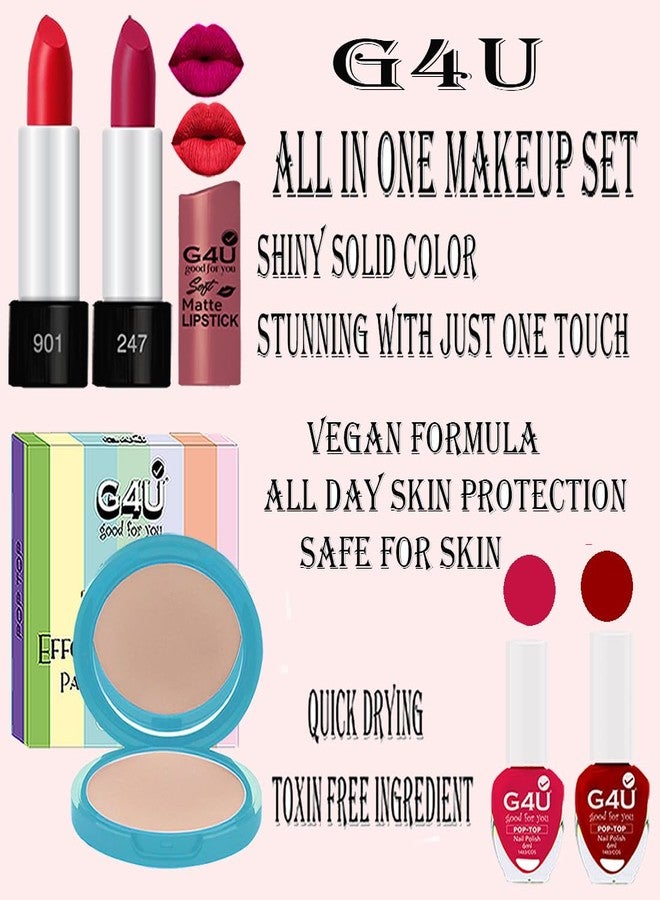 G4U Makeup Set for Women, Makeup Full Kit for Beginners & Professionals, Travel Makeup Set for Girls |Pack of 11 pcs|P120749 - Image 3