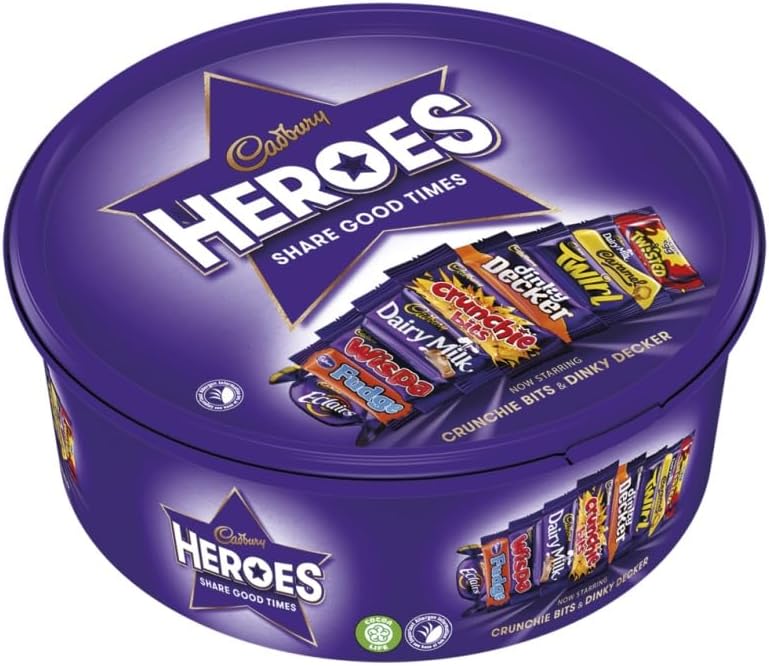 Cadbury Heroes Assorted Chocolate Tub 550G - Image 4