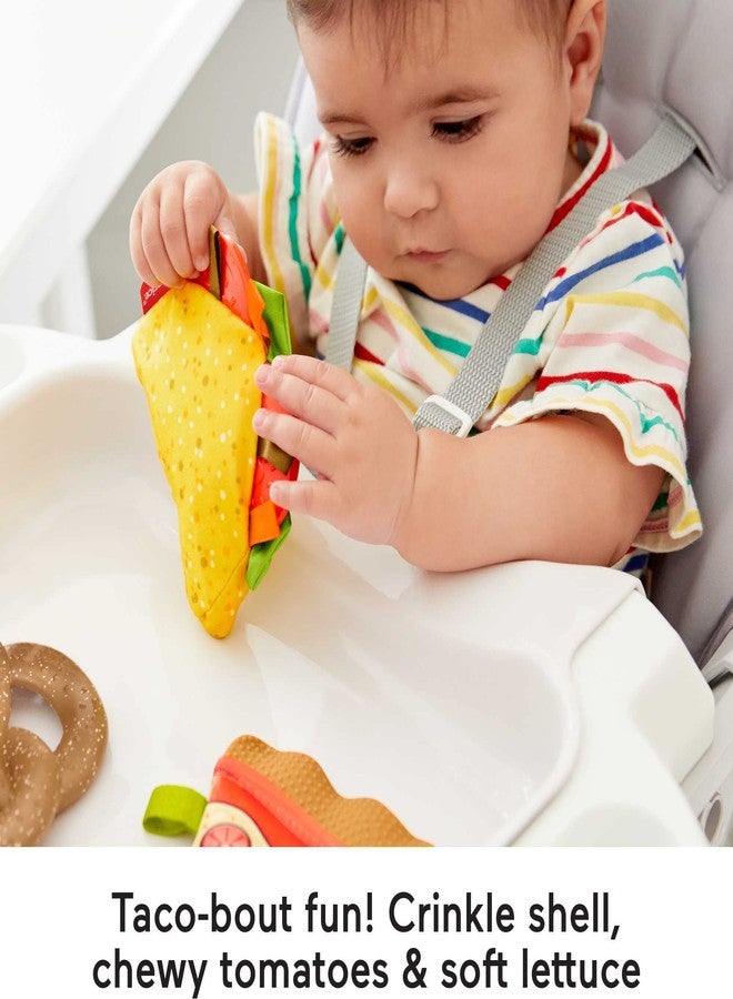 Fisher-Price Tiny Treats Gift Set, 3 pretend food infant teething toys - Image 4