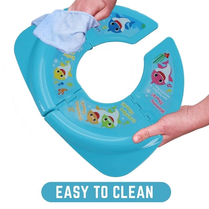 Nickelodeon Baby Shark Folding Potty Seat - Travel Potty Training Seat - Image 5