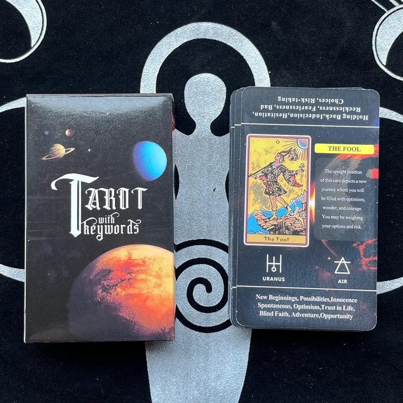 Y&D Indoor Board Game Set: 78 Tarot Cards & 44 Oracle Cards Deck with E-Guidebook - 600 Styles Divination - Image 1