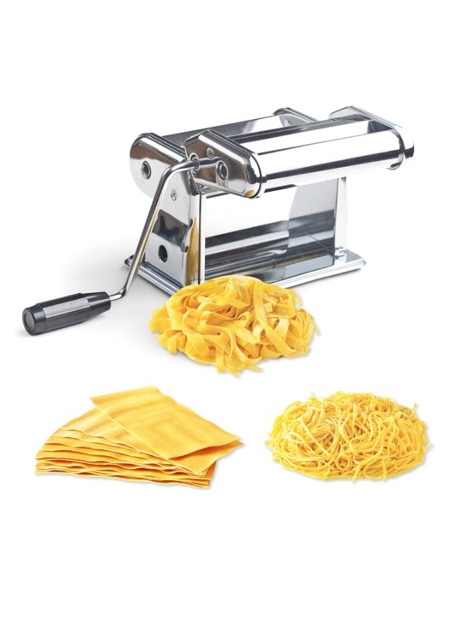 ماكينة تحضير المعكرونة والشعرية اليدوية من المعدن المقاوم للصدأ لتحضير المخروطة واللازانيا T - Image 2