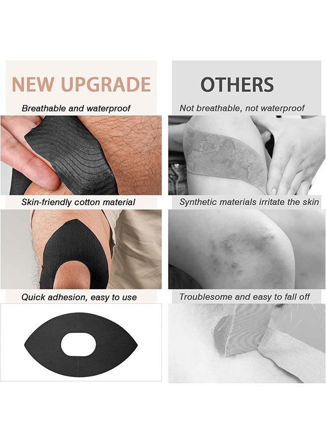 Lemon 4 Pcs Kinesiology Tape for Knees, Precut Kinesiology Tape for Knee Pain Relief & Support, Waterproof & Elastic Athletic Tape for Knee Stability, Breathable & Comfortable Kinesiology Tape Precut - Image 2