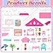 Seifar Doll House for Girls8 Rooms Dollhouse with Dolls Figure PuppiesFurnitures Accessories Toddler Playhouse Gift for for 3 4 5 6 7 8 9 10 Year Old Girls - Image 4