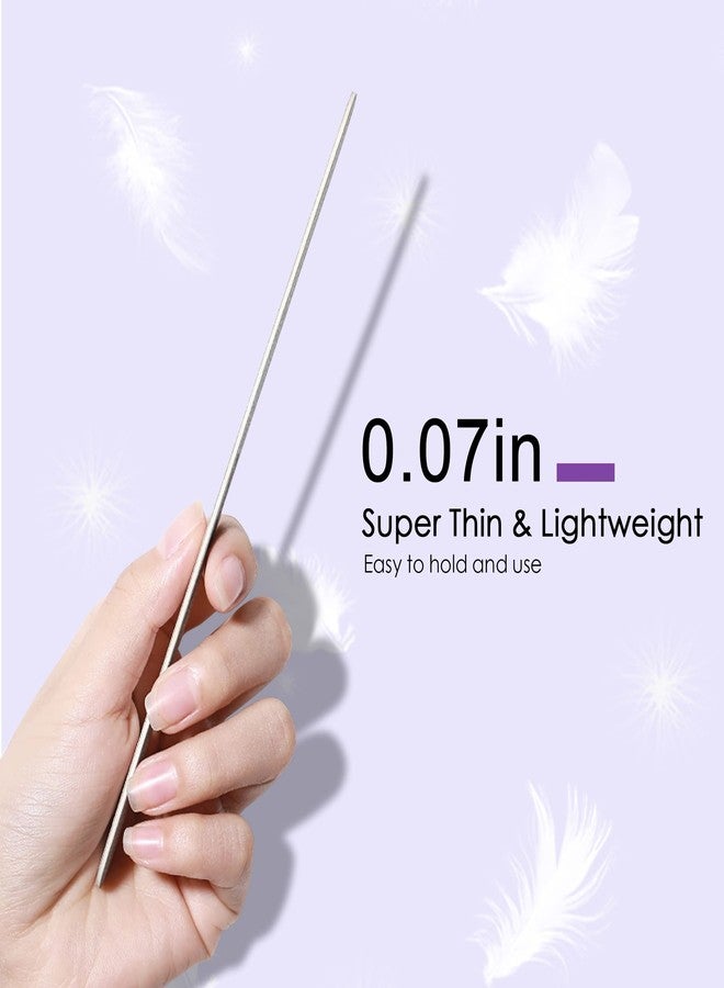 Somall Canvalite Nail File Thin Emery Boards for Nails 100/180 Grit Nail Files for Natural Nails Manicure Pedicure Tool for Home and Salon Use 12PCS - Image 3