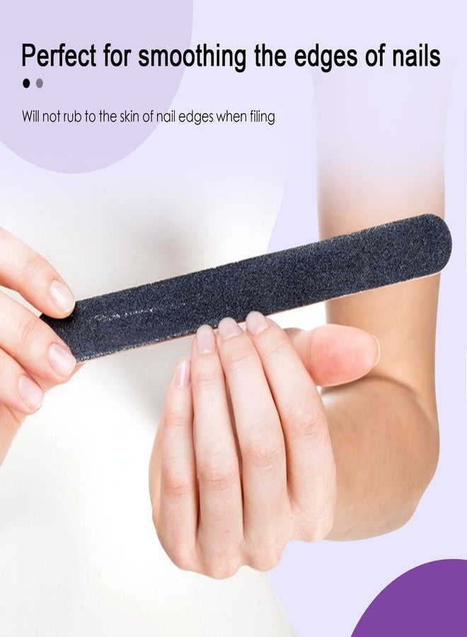 Somall Canvalite Nail File Thin Emery Boards for Nails 100/180 Grit Nail Files for Natural Nails Manicure Pedicure Tool for Home and Salon Use 12PCS - Image 4