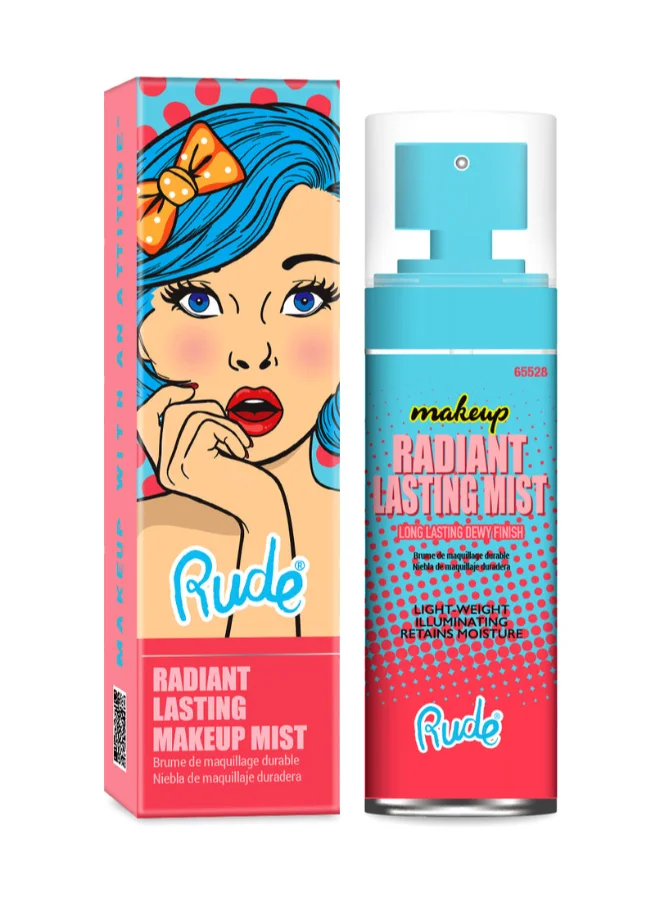 روود Radiant Lasting Makeup Mist