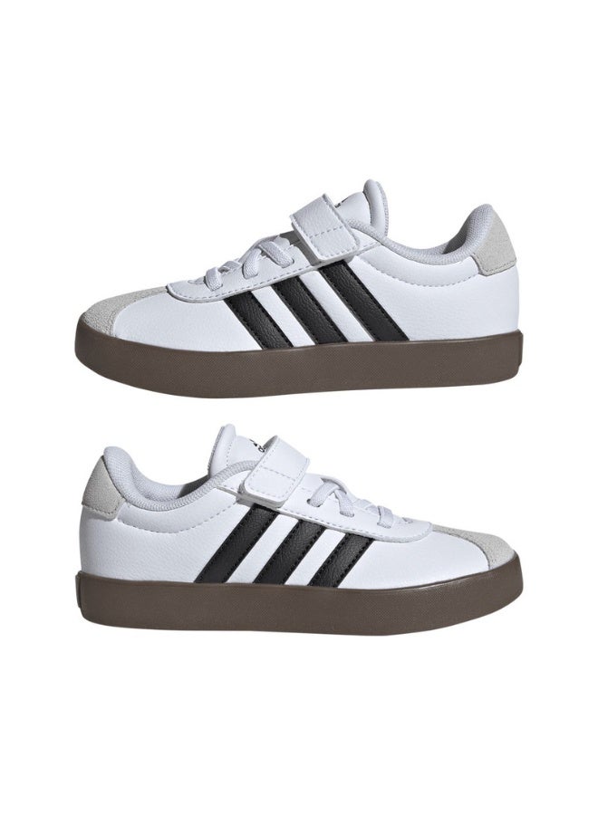 Adidas Adidas Vl Court 3.0 El C White Sportswear Shoes For Kids 10K  - Image 1