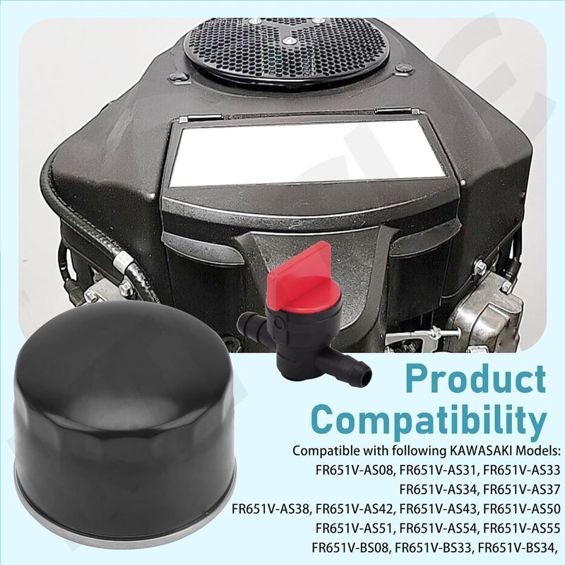 KINTLE 11011-0820 Air Filter Case Kit for Kawasaki Lawn Mowers - Image 4