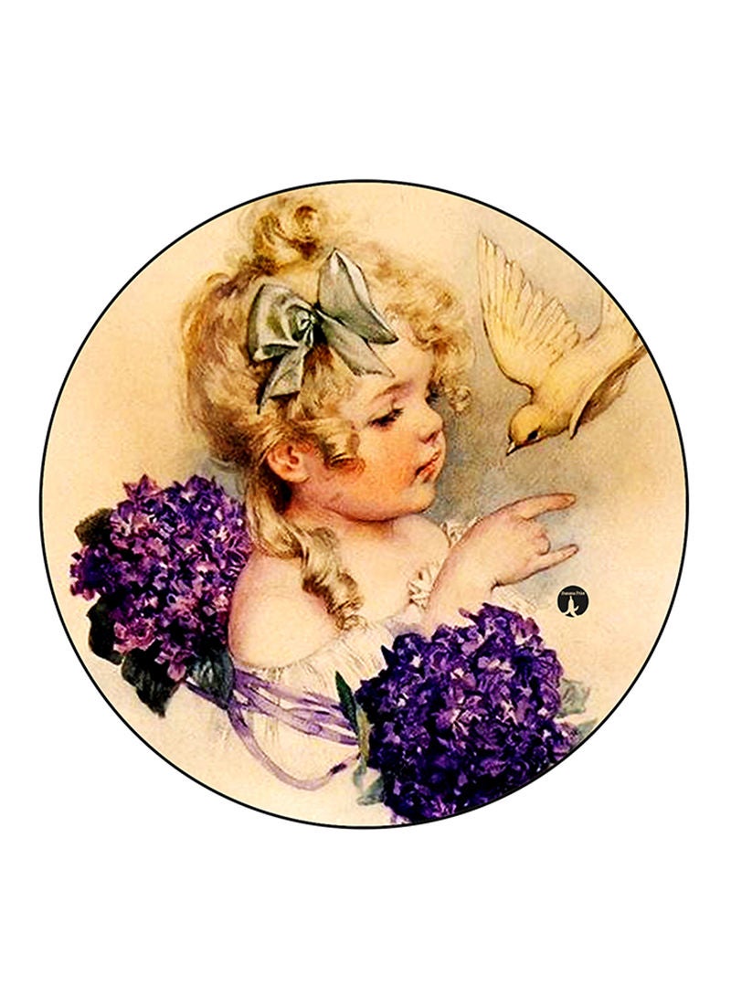 RKN Vintage Art Printed Mouse Pad Multicolour