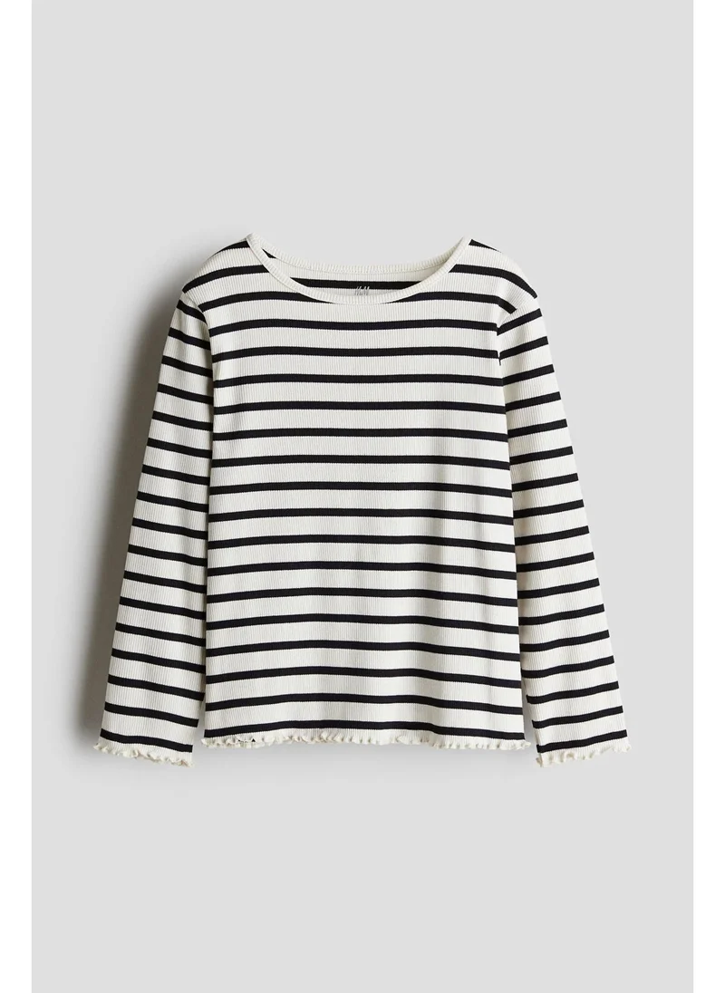 اتش اند ام Long-sleeved jersey top