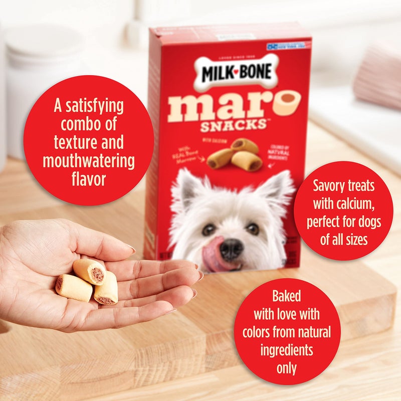 Milk-Bone MaroSnacks Dog Treats, Beef, 15 Ounce (Pack of 6) with Real Bone Marrow and Calcium - Image 4