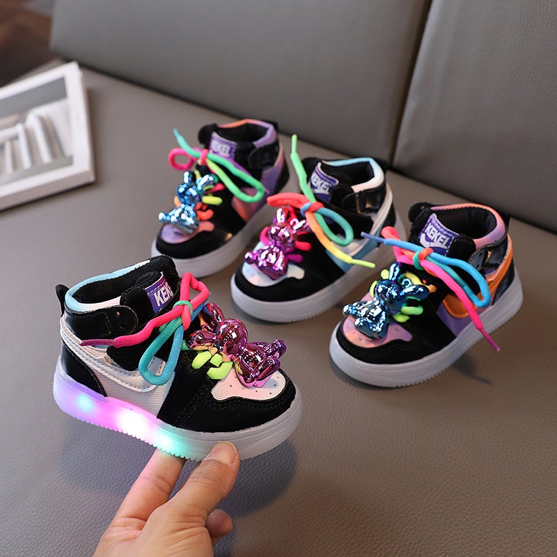 Mesh Sneakers Lightweight Flexible Sole Walking Shoes For Kids Indoor And Outdoor Activities - Image 2