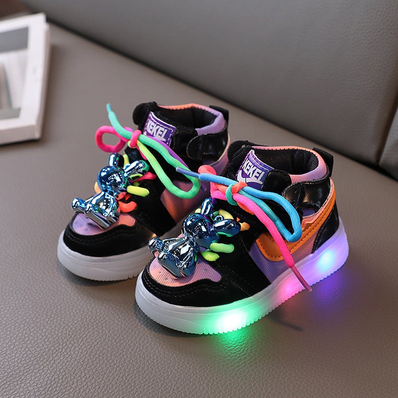Mesh Sneakers Lightweight Flexible Sole Walking Shoes For Kids Indoor And Outdoor Activities - Image 3
