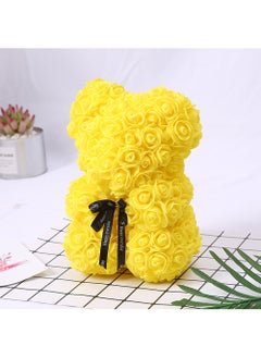 Valentines Day Gift Creative 25cm Rose Flower Bear Gift Box PE Flower Romantic Foam Bear Hugging Bear yellow pvc gift box - pzsku/Z6E1025C0C780E404E9C4Z/45/_/1734714776/70c18812-c766-4a62-9e43-de1b3bcc44a2