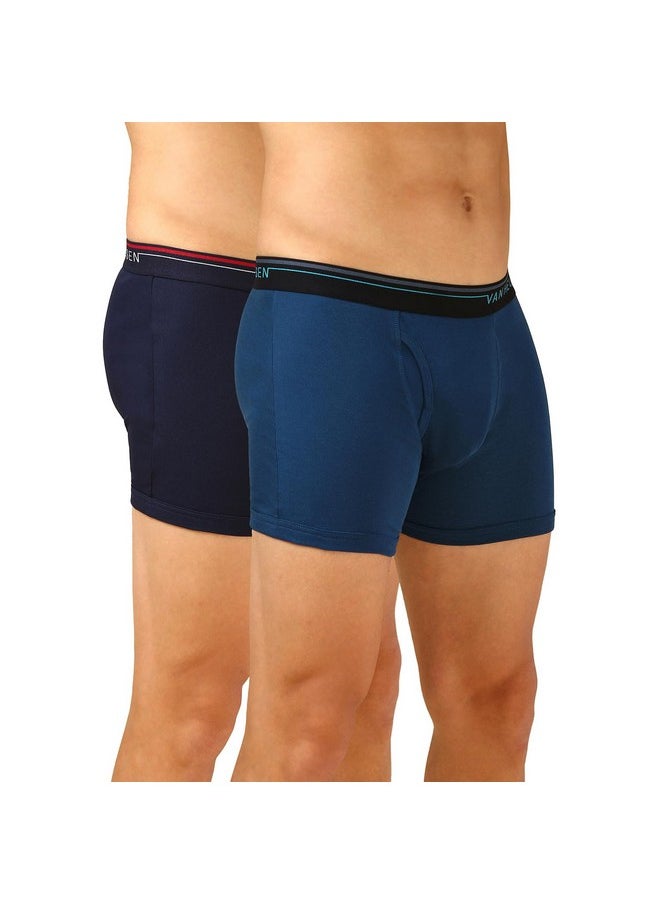 فان هيوزن سروال داخلي كلاسيكي من القطن الخالص للرجال من Van Heusen (عبوة من قطعتين) (IHQEBX1CCE10032_Multi_XL_Multicolor)  - Image 1