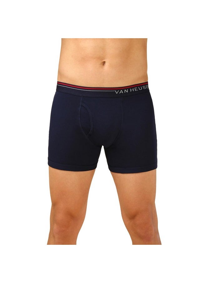 فان هيوزن سروال داخلي كلاسيكي من القطن الخالص للرجال من Van Heusen (عبوة من قطعتين) (IHQEBX1CCE10032_Multi_XL_Multicolor)  - Image 2