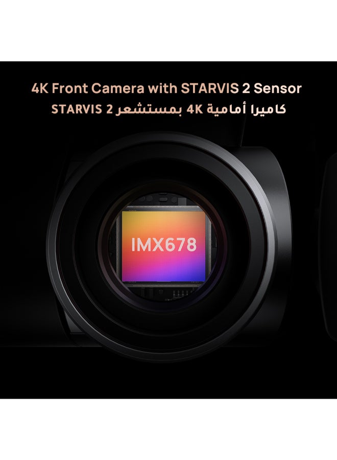 70 ماي كاميرا داش A810S-2 4K أمامية وخلفية، كاميرا سيارة 4K+1080P مع مستشعرات STARVIS 2 ورؤية ليلية HDR، 4G LTE، ADAS وWiFi 6، ركن 24/7، تحكم صوتي، تسجيل متكرر، دعم مكثف فائق 512GB - Image 3