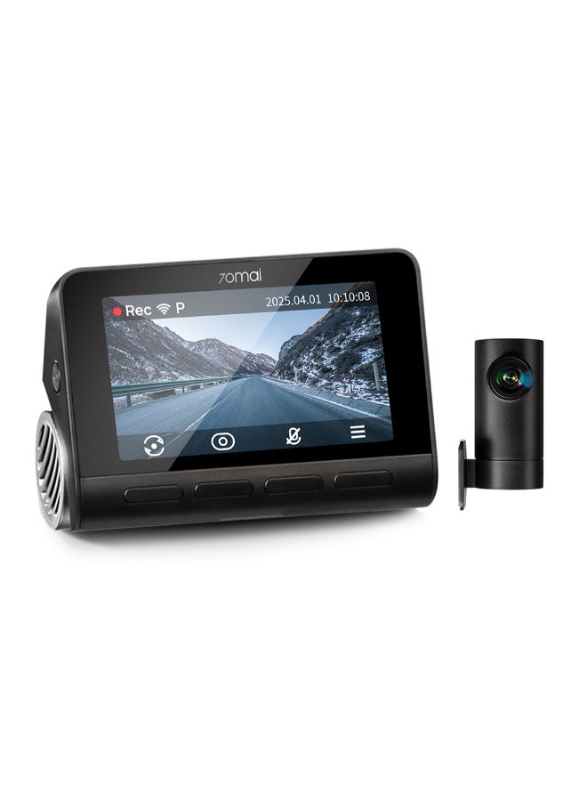 70 ماي كاميرا داش A810S-2 4K أمامية وخلفية، كاميرا سيارة 4K+1080P مع مستشعرات STARVIS 2 ورؤية ليلية HDR، 4G LTE، ADAS وWiFi 6، ركن 24/7، تحكم صوتي، تسجيل متكرر، دعم مكثف فائق 512GB - Image 1