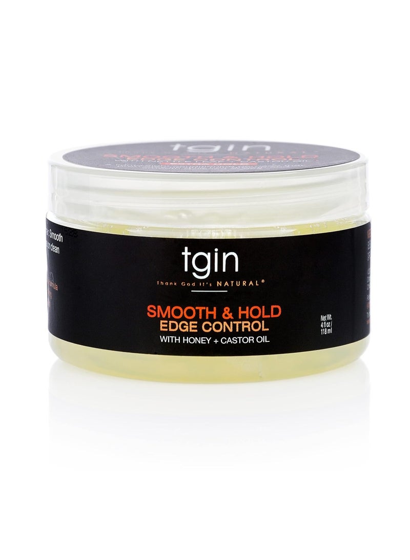 Tgin tgin Smooth & Hold Edge Control Enriched with Honey & Castor Oil for Natural Hair - Dry Hair - Curly Hair - 4 oz - Image 2